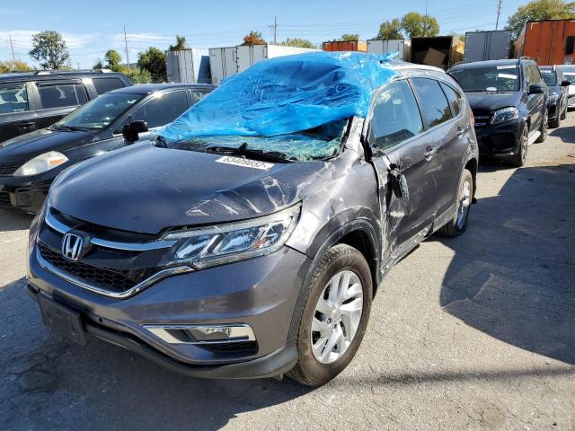 2HKRM4H70FH618161 - 2015 HONDA CR-V EXL GRAY photo 2