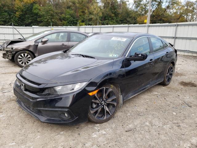 2HGFC2F89MH501529 - 2021 HONDA CIVIC SPOR BLACK photo 2