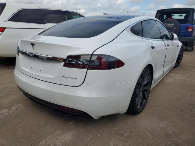 5YJSA1E26MF424926 - 2021 TESLA MODEL S Blanco foto 4