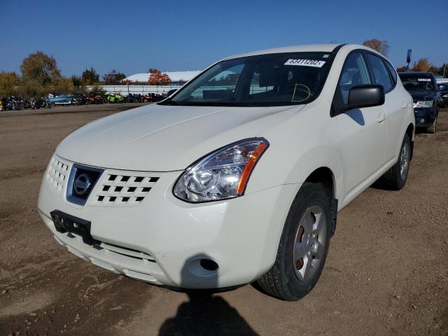 JN8AS58V89W450828 - 2009 NISSAN ROGUE WHITE photo 2