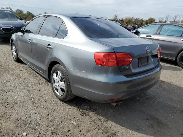 3VW1K7AJ0DM365065 - 2013 VOLKSWAGEN JETTA BASE CHARCOAL photo 3
