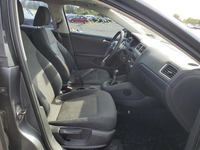 3VW1K7AJ0DM365065 - 2013 VOLKSWAGEN JETTA BASE CHARCOAL photo 5