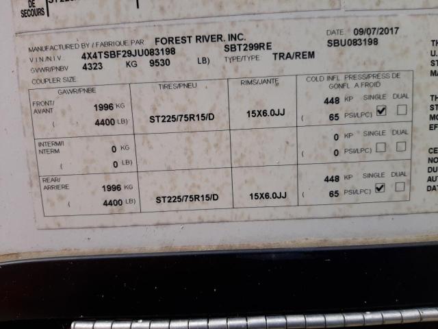 4X4TSBF29JU083198 - 2018 SALEEN HEMISPHERE WHITE photo 10