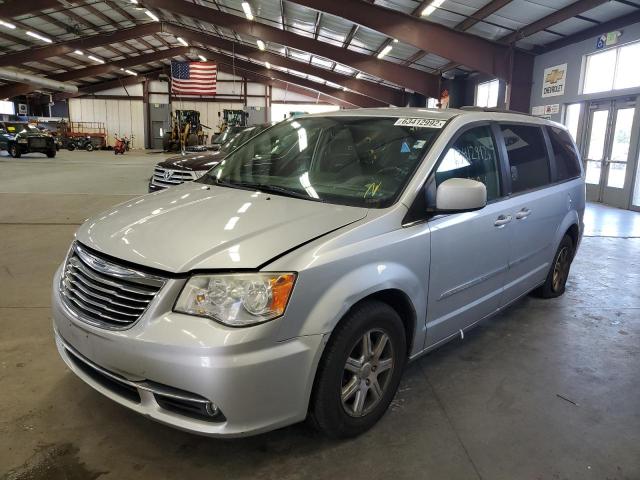 2C4RC1BG4CR326893 - 2012 CHRYSLER TOWN & COU SILVER photo 2