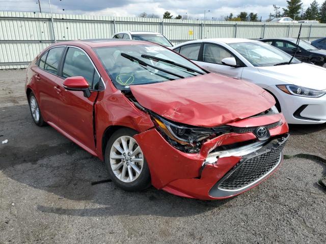 5YFFPRAE3LP098018 - 2020 TOYOTA COROLLA XL RED photo 1