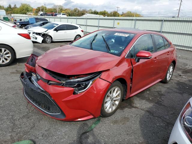 5YFFPRAE3LP098018 - 2020 TOYOTA COROLLA XL RED photo 2