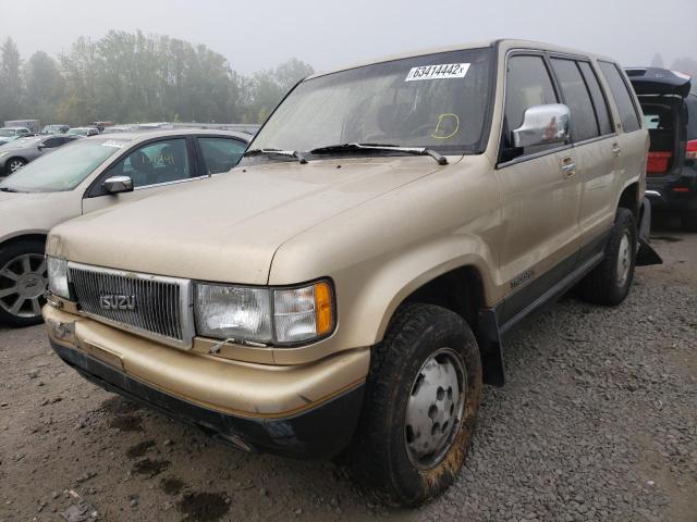 JACDH58W4N7905659 - 1992 ISUZU TROOPER LS GOLD photo 2