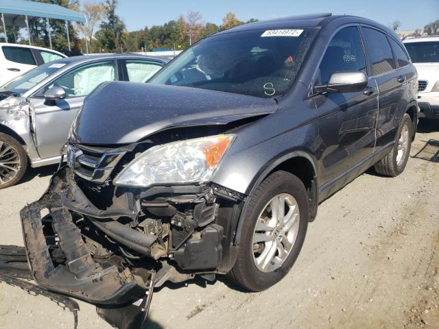 5J6RE3H70AL024109 - 2010 HONDA CR-V EXL CHARCOAL photo 2