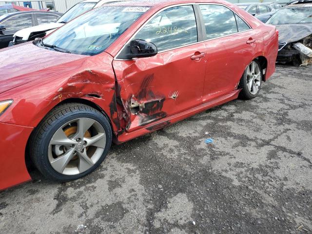 4T1BF1FK0CU613685 - 2012 TOYOTA CAMRY L/ RED photo 9