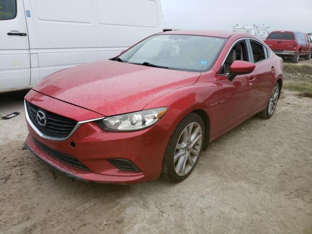 JM1GJ1V52G1445575 - 2016 MAZDA 6 TOURING RED photo 2