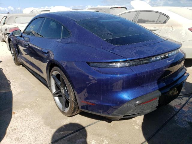 WP0AA2Y15MSA15925 - 2021 PORSCHE TAYCAN BLUE photo 3