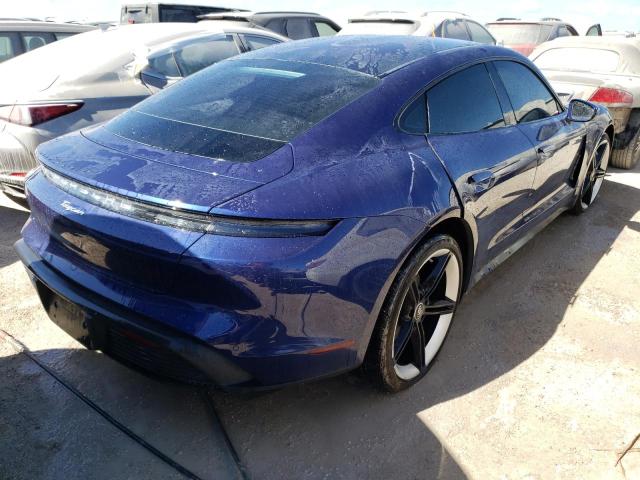 WP0AA2Y15MSA15925 - 2021 PORSCHE TAYCAN BLUE photo 4