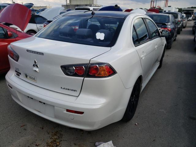 JA32U2FU5HU011694 - 2017 MITSUBISHI LANCER ES WHITE photo 4