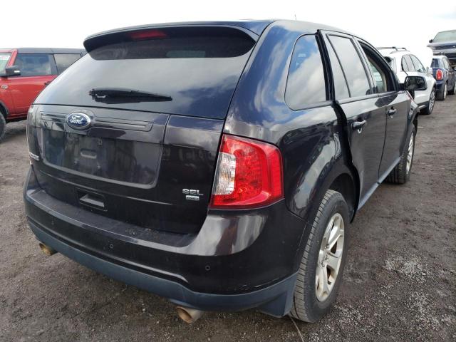 2FMDK4JC7DBA89917 - 2013 FORD EDGE SEL BLACK photo 4