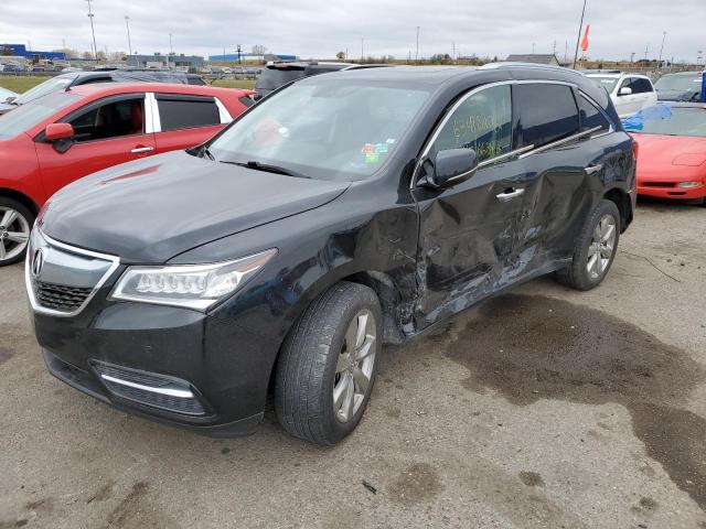 5FRYD4H8XFB030320 - 2015 ACURA MDX ADVANC BLACK photo 2