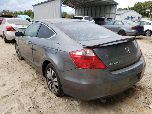 1HGCS12748A001005 - 2008 HONDA ACCORD EXL GRAY photo 3