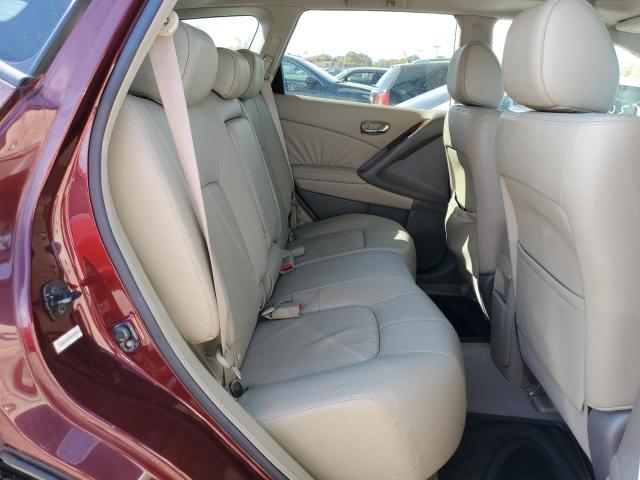 JN8AZ18W69W123213 - 2009 NISSAN MURANO MAROON photo 6