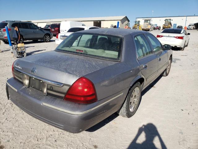 2MEFM74V56X609333 - 2006 MERCURY GRAND MARQ GRAY photo 4