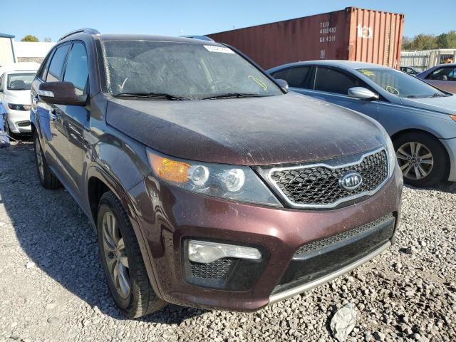 5XYKW4A26BG107808 - 2011 KIA SORENTO SX BURGUNDY photo 1