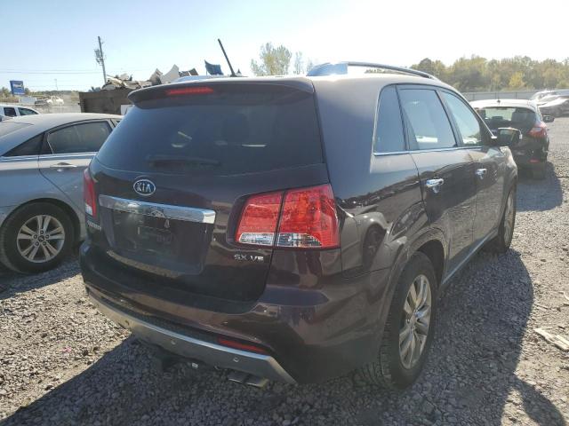 5XYKW4A26BG107808 - 2011 KIA SORENTO SX BURGUNDY photo 4