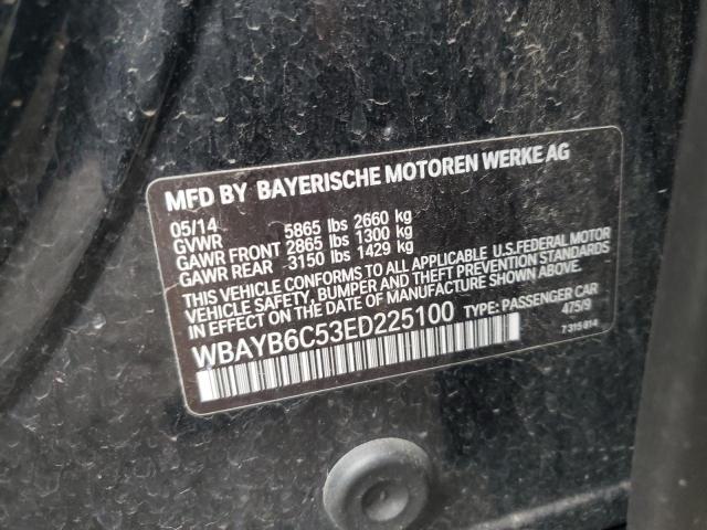 WBAYB6C53ED225100 - 2014 BMW 750I XDRIV BLACK photo 10