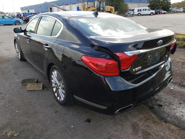 KNALW4D44F6023574 - 2015 KIA K900 BLACK photo 3