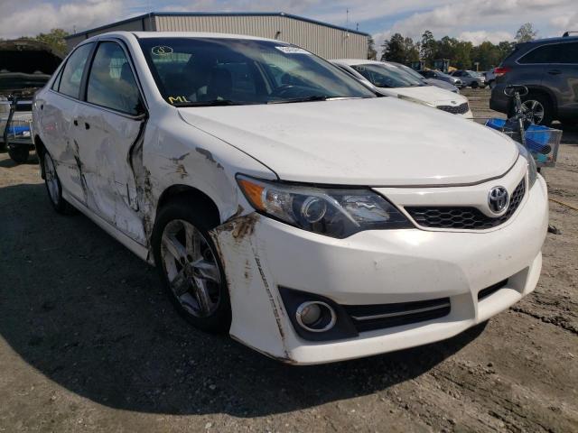 4T1BF1FK2CU158967 - 2012 TOYOTA CAMRY SE A WHITE photo 1