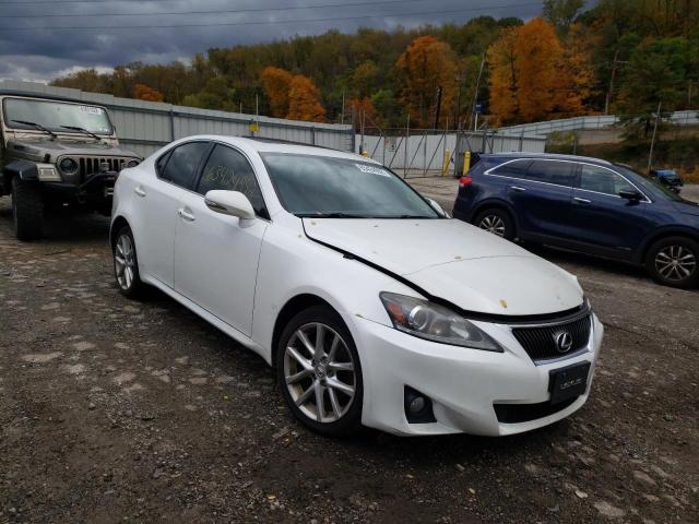 JTHCF5C2XC5054952 - 2012 LEXUS IS 250 WHITE photo 1