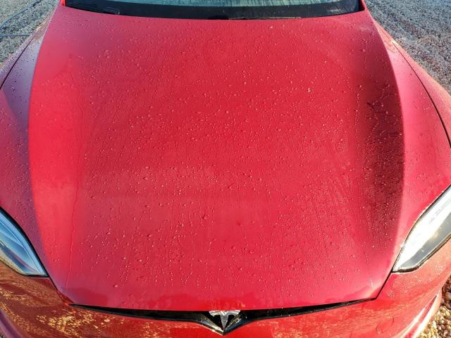 5YJSA1E54NF489723 - 2022 TESLA MODEL S Կարմիր լուսանկար 7