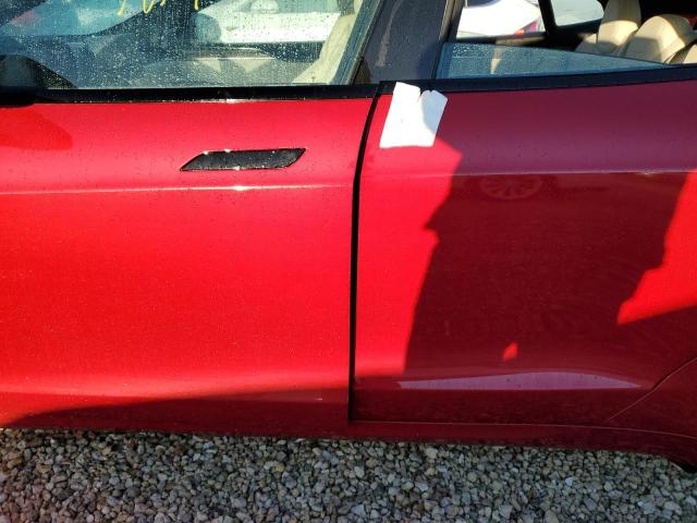 5YJSA1E54NF489723 - 2022 TESLA MODEL S Կարմիր լուսանկար 9