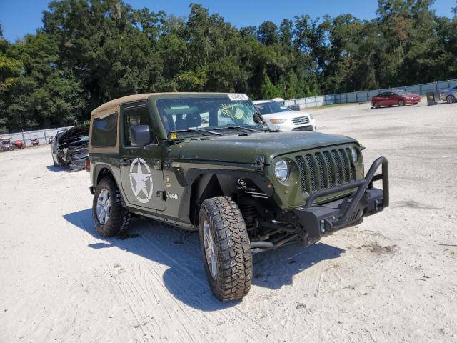 1C4GJXAG6LW314737 - 2020 JEEP WRANGLER GREEN photo 1