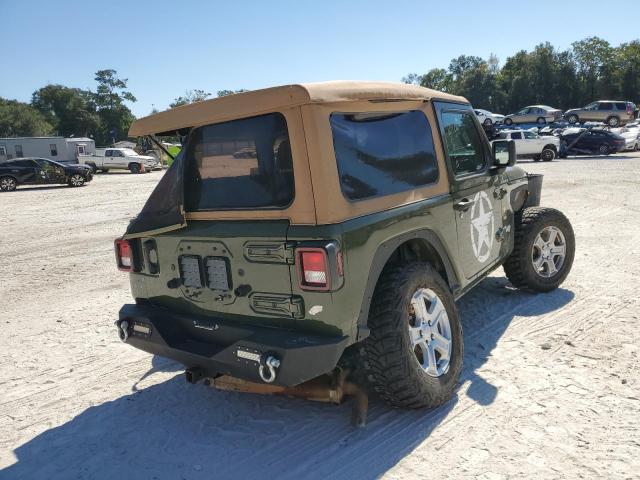 1C4GJXAG6LW314737 - 2020 JEEP WRANGLER GREEN photo 4