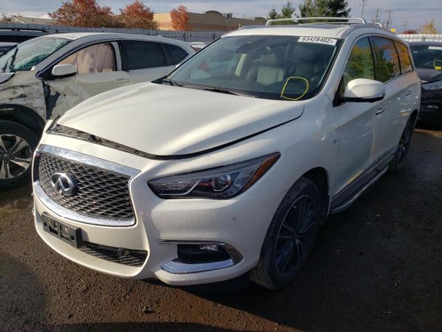 5N1DL0MM4LC504104 - 2020 INFINITI QX60 LUXE WHITE photo 2