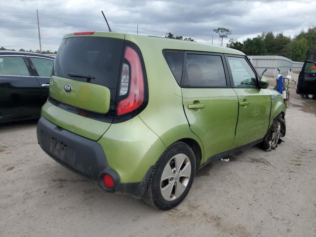 KNDJN2A23F7810837 - 2015 KIA SOUL GREEN photo 4