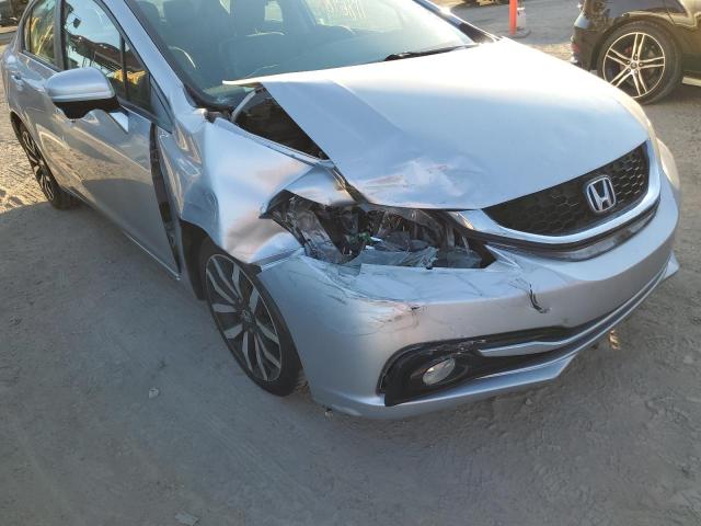 19XFB2F97EE064427 - 2014 HONDA CIVIC EXL Gümüş foto 9