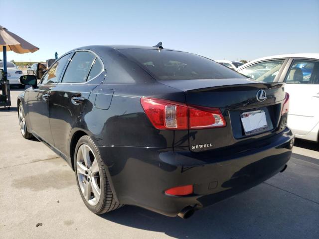 JTHBF5C29C5170512 - 2012 LEXUS IS 250 BLACK photo 3