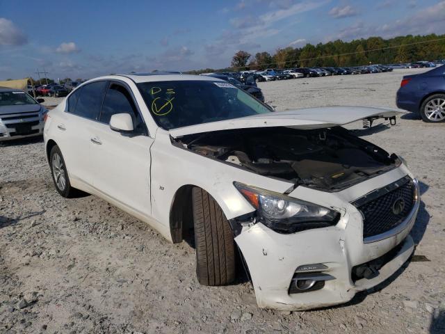 JN1BV7AR9EM689913 - 2014 INFINITI Q50 BASE WHITE photo 1