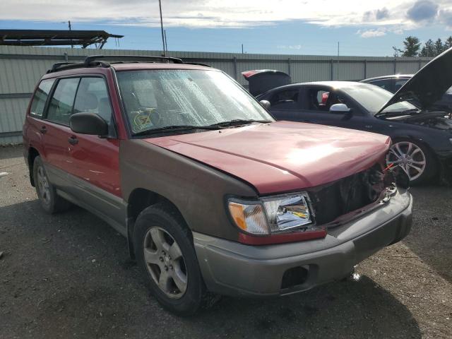 JF1SF6551YH716827 - 2000 SUBARU FORESTER S RED photo 1