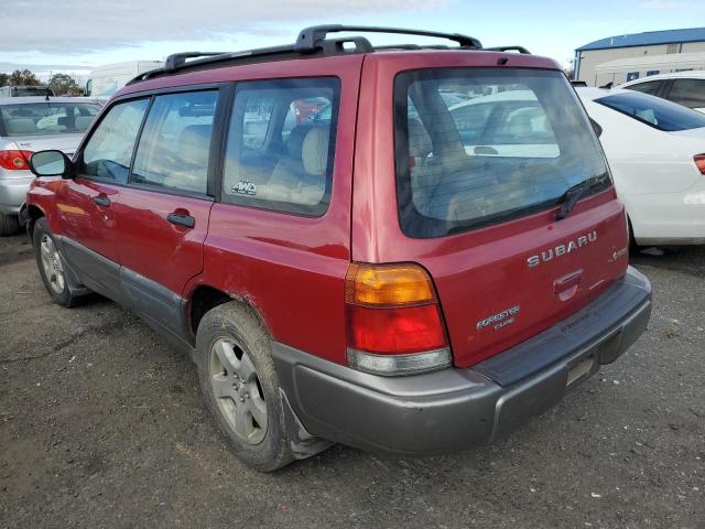 JF1SF6551YH716827 - 2000 SUBARU FORESTER S RED photo 3