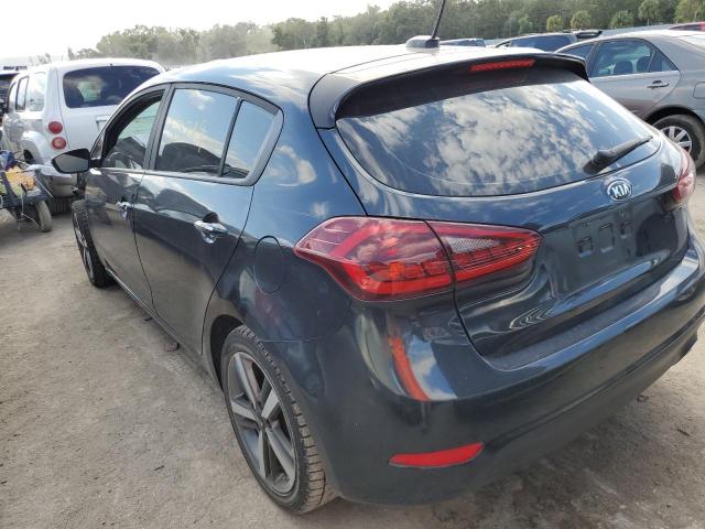 KNAFX5A88H5715885 - 2017 KIA FORTE EX BLUE photo 3