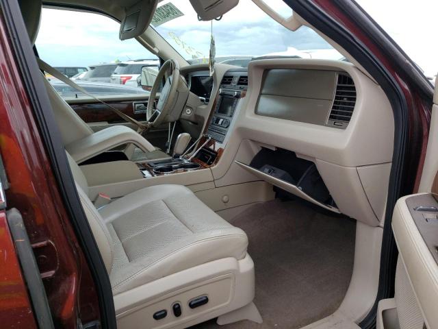 5LMJJ2H59BEJ07172 - 2011 LINCOLN NAVIGATOR 勃艮第红 照片 5