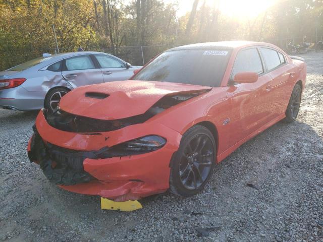 2C3CDXGJ7MH587943 - 2021 DODGE CHARGER SC ORANGE photo 2