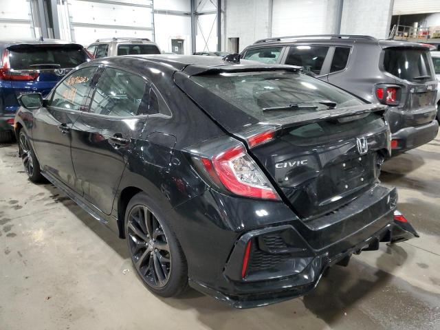 SHHFK7H93MU214258 - 2021 HONDA CIVIC SPOR BLACK photo 3