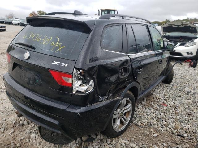 WBXPA93476WG75130 - 2006 BMW X3 3.0I BLACK photo 4