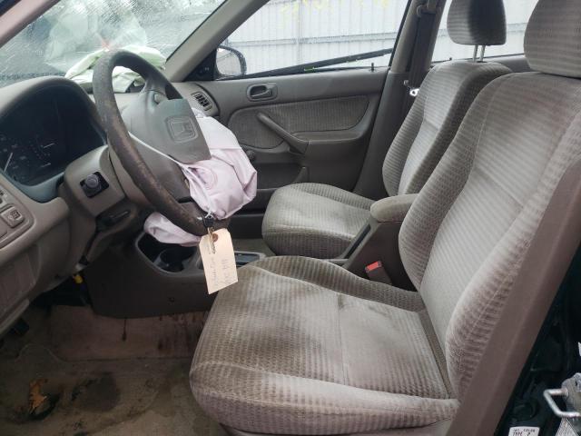 2HGEJ6616YH588632 - 2000 HONDA CIVIC BASE GREEN photo 5