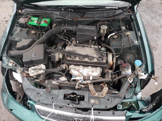 2HGEJ6616YH588632 - 2000 HONDA CIVIC BASE GREEN photo 7