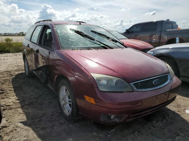 1FAFP36N76W129293 - 2006 FORD FOCUS ZXW BURGUNDY photo 1