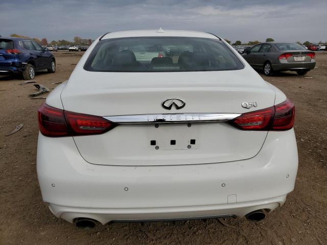 JN1EV7BP8MM707665 - 2021 INFINITI Q50 LUXE WHITE photo 6