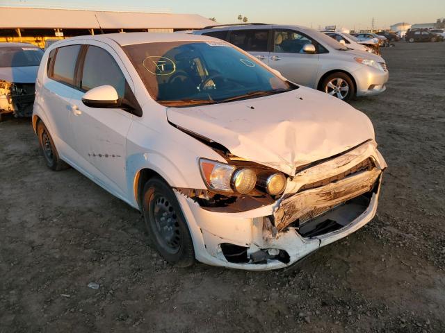 1G1JA6SH4E4107679 - 2014 CHEVROLET SONIC LS WHITE photo 1