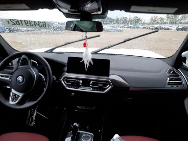 5UX83DP03N9K12562 - 2022 BMW X3 XDRIVEM WHITE photo 9